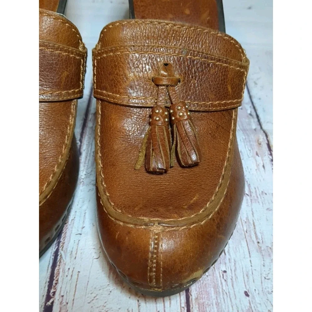 Michael Kors‎ San Antonio Loafer Style High Heel Mules Size 9M